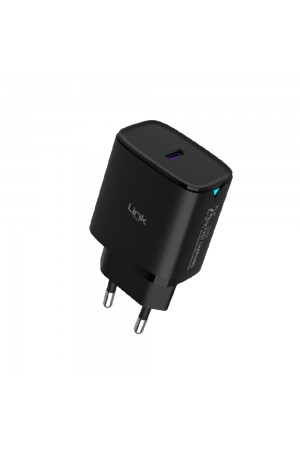 LinkTech C310 25W PD 3.0 USB-C Şarj Adaptörü Siyah