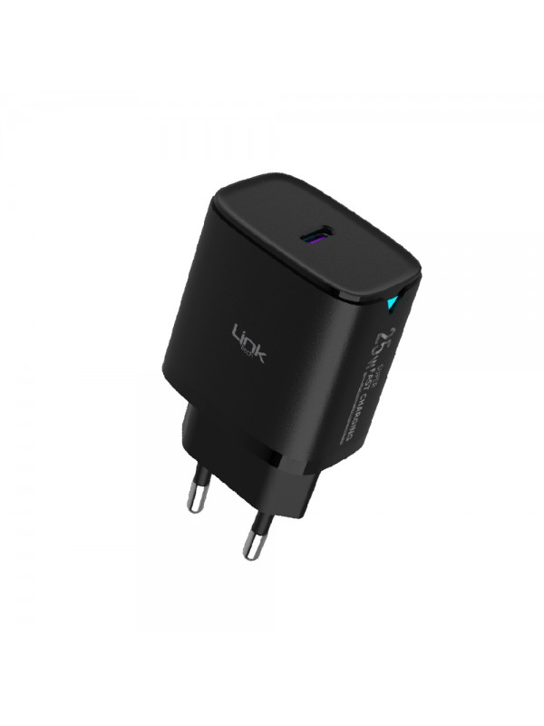 LinkTech C310 25W PD 3.0 USB-C Şarj Adaptörü Siyah…