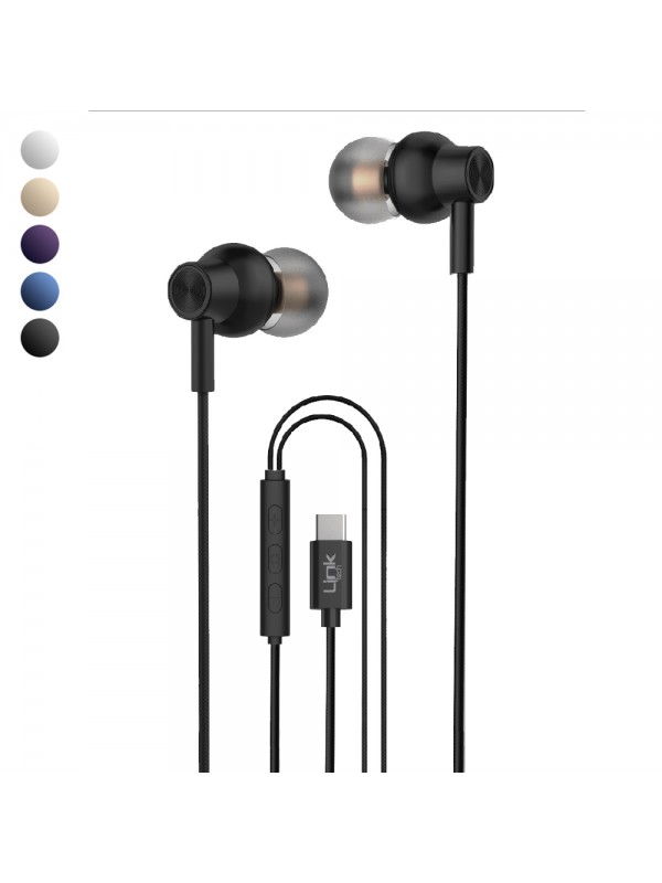 LinkTech H72 Ekstra Bass Type-C Kulak İçi Kablolu Kulaklık…