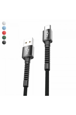 LinkTech K552 Type-C USB Metal Başlı Data/Şarj Kablosu 3A 1mt…