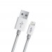 LinkTech K559 Lightning Şarj ve Data Kablosu 2.4A 1mt Beyaz