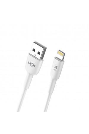 Linktech K601 Safe USB - iPh Lightning 3A Data ve Şarj Kablosu 1mt Be…