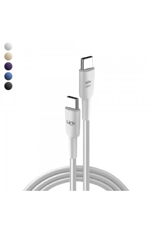 Linktech K622 60W PD Type-C to Type-C 30cm Şarj Kablosu…