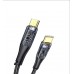 LinkTech K670 Safe Type-C - Type-C 60W 1.3m Örgü Şarj Kablosu