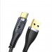 LinkTech K671 USB - Type-C 20W 3A 1.3m Örgü Şarj Kablosu