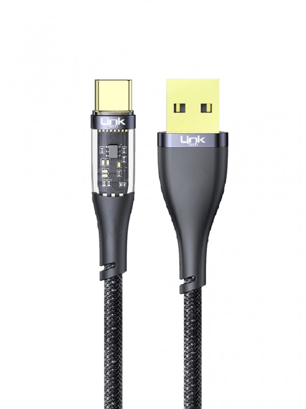LinkTech K671 USB - Type-C 20W 3A 1.3m Örgü Şarj Kablosu…