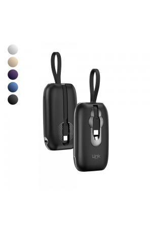 LinkTech MP09 9600 mAh Type-C / Lightning Kablolu 22.5W Powerbank PD3.…