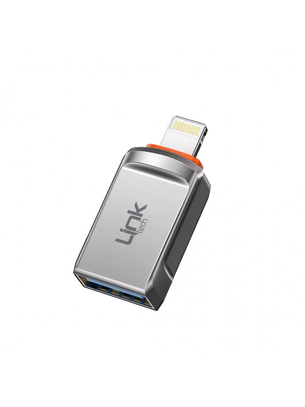 LinkTech O198 USB - iPh Lightning OTG Dönüştürücü Çevirici Metal Ad…