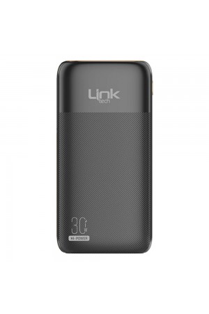 LinkTech PD13 Premium 10000 mAh PD 30W Süper Hızlı Powerbank Siyah…