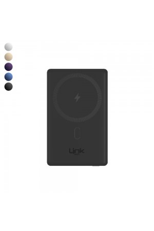 LinkTech WP15 Premium 5000 mAh 15W Kablosuz Şarj Powerbank…