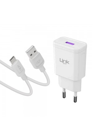 LinkTech T441e 18W QC3.0 Hızlı Şarj Aleti ve Micro USB Kablo Set…