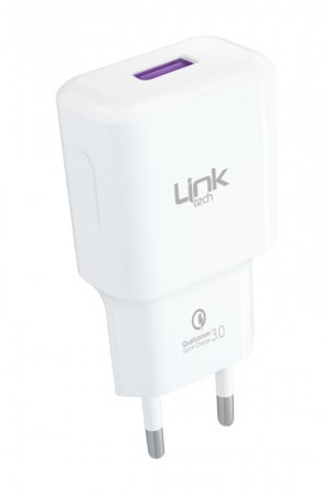 LinkTech T448e Strong 18W QC3.0 Hızlı Şarj Adaptörü (Başlık)