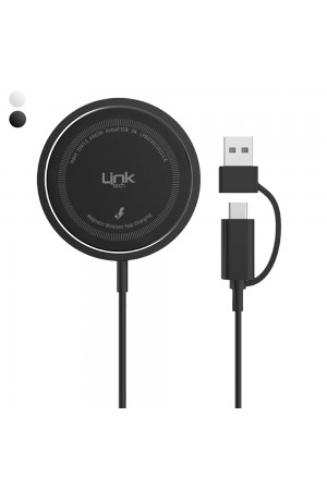 LinkTech W513 15W Hızlı Şarj Destekli Kablosuz Şarj Cihazı Charge…