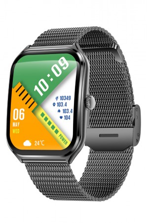 Logia Ultra Thin Edge 48mm Çelik Kasa Metal Kordon Akıllı Saat