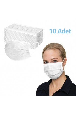 Medikal Maske Meltblown 3 Katlı Full Ultrasonik Gövde Burun Telli 10…