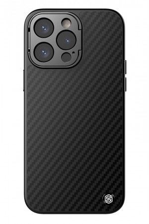 Nillkin iPhone 14 Pro CarboProp Manyetik Kamera Korumalı Standlı Kılıf