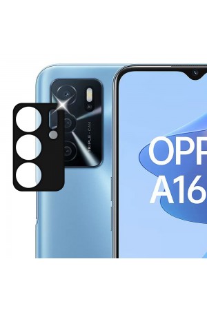Oppo A16 Kamera Lens Koruyucu 3D Cam Siyah…