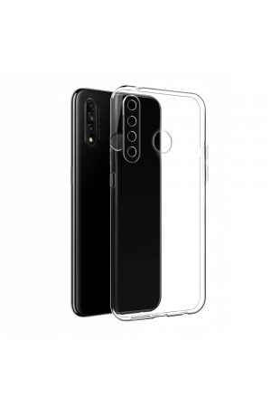 Oppo A31 Kılıf FitCase Toz Koruma Tıpalı Şeffaf Arka Kapak