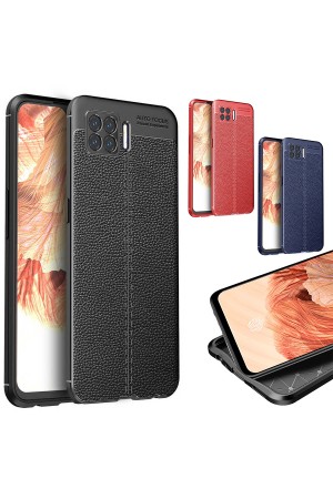 Oppo A73 Kılıf Focus Deri Desen Silikon Arka Kapak…