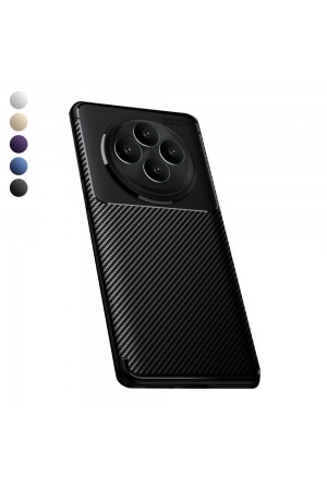 Oppo Reno 11 FS Kılıf Focus Carbon Desen Silikon Kapak…