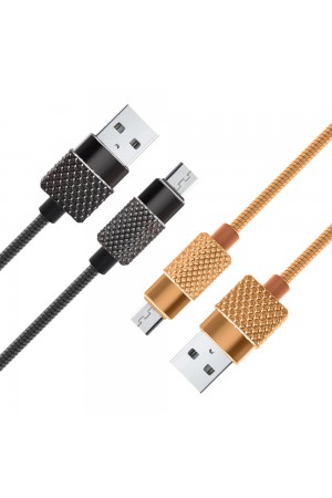 Powermaster 2372 Micro USB Metal Şarj ve Data Kablosu 1mt 3A…