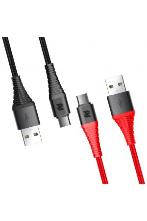 Rock Space Z9 Hi-Tensile Micro USB Şarj ve Data Aktarım Kablosu 120c…