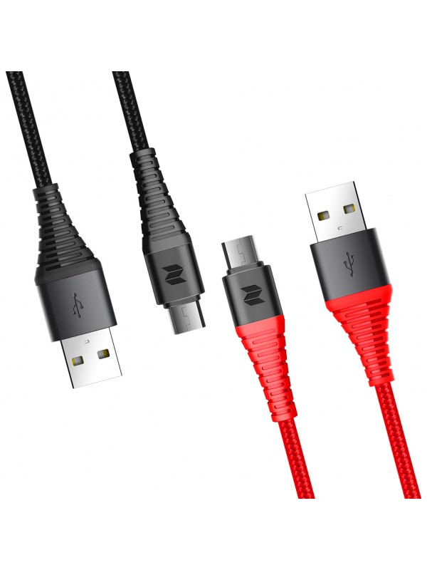 Rock Space Z9 Hi-Tensile Micro USB Şarj ve Data Aktarım Kablosu 120cm 2A…