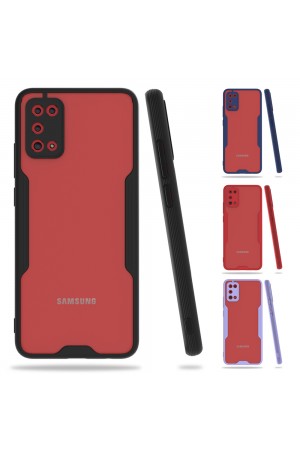 Samsung Galaxy A02s (A025) Kılıf Platin Matte Silikon Arka Kapak…