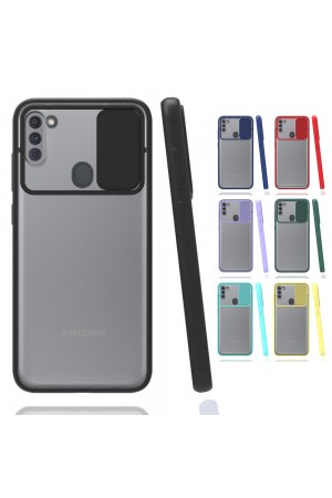 Samsung Galaxy A11 Kılıf Palm Kamera Koruma Kapaklı Silikon…