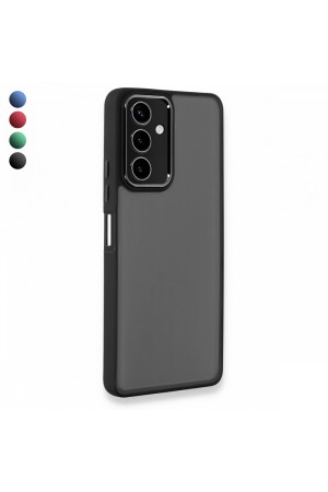 Samsung Galaxy A14 Kılıf Freya Lazer Lens Kamera Çerçeveli Silikon…