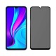 Samsung Galaxy A20 Hayalet Privacy Gizli Cam Ekran Koruyucu Siyah