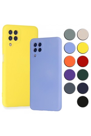 Samsung Galaxy A22 (A225) Kılıf Kamera Korumalı Lansman Silikon Kap…