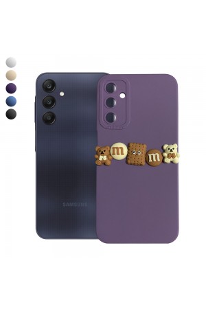 Samsung Galaxy A25 Kılıf 3D M Bear Kamera Korumalı Silikon Kapak…