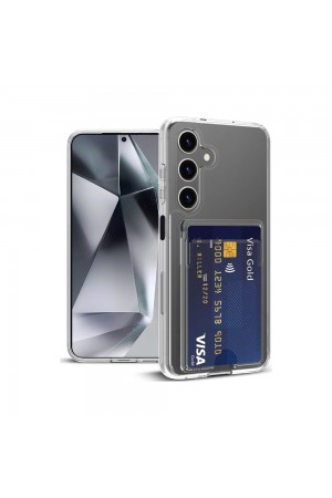 Samsung Galaxy A25 Kılıf Cardy Şeffaf Kartlık Cepli Kapak…