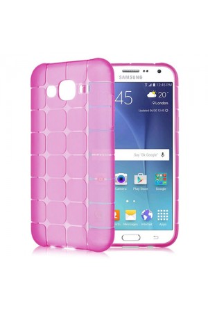 Samsung Galaxy A5 (A500) Plaid Silikon Arka Kapak Pembe…