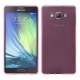Samsung Galaxy A7 (A700) Kılıf Soft Silikon Şeffaf-Pembe Arka Kapak