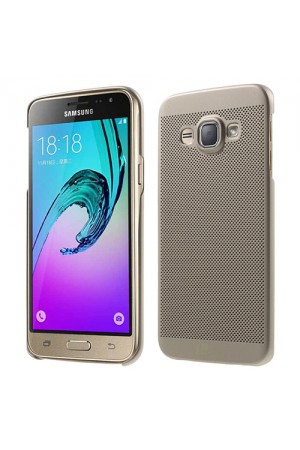 Samsung Galaxy A7 (A700) Loopee Point Sert Arka Kapak Gold…