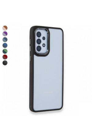 Samsung Galaxy A73 5G Kılıf Luna Lens Kamera Çerçeveli Silikon Kap…