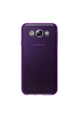 Samsung Galaxy E5 (E500) Kılıf Soft Silikon Şeffaf-Pembe Arka Kapak…