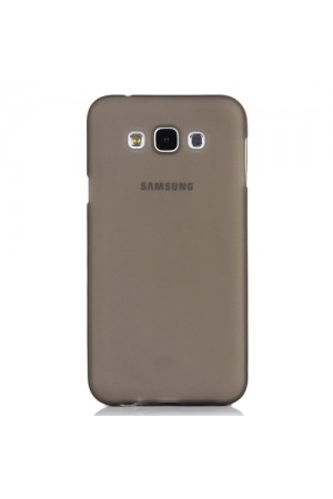 Samsung Galaxy E7 (E700) Kılıf Soft Silikon Şeffaf-Siyah Arka Kapak…