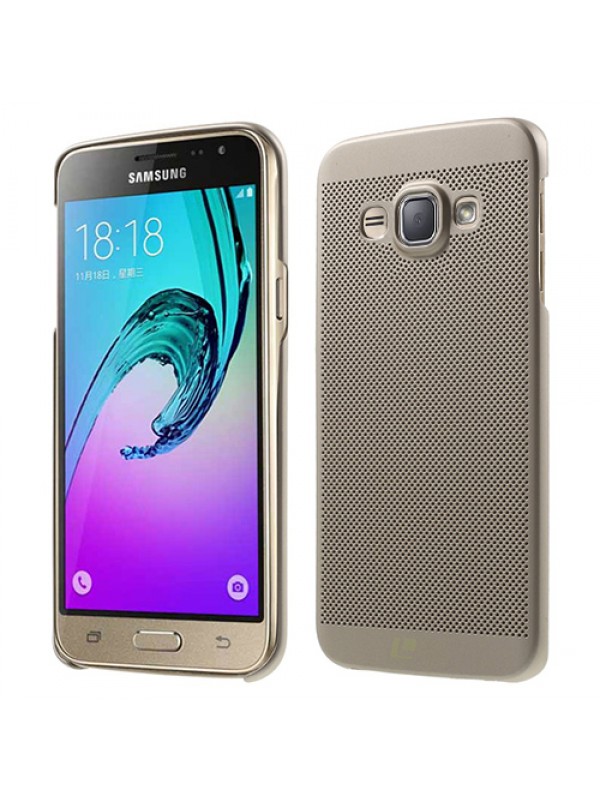 Samsung Galaxy J1 2016 (J120) Loopee Point Sert Arka Kapak Gold…