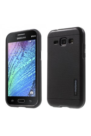 Samsung Galaxy J1 Ace Kılıf Motomo Sert Arka Kapak Siyah…