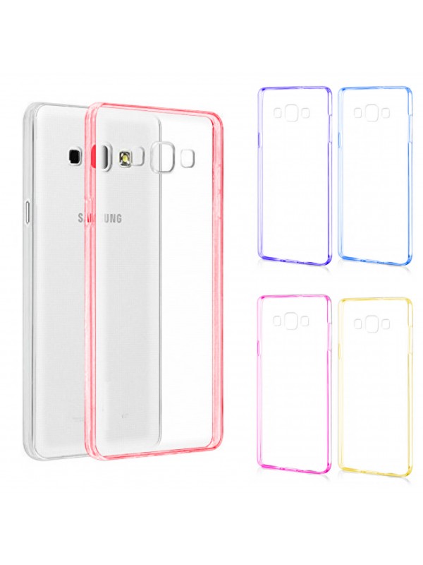 Samsung Galaxy J1 (J100) Color Curve Silikon Arka Kapak / Kılıf