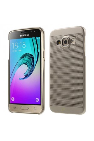 Samsung Galaxy J3 (J300) Loopee Point Sert Arka Kapak Gold…