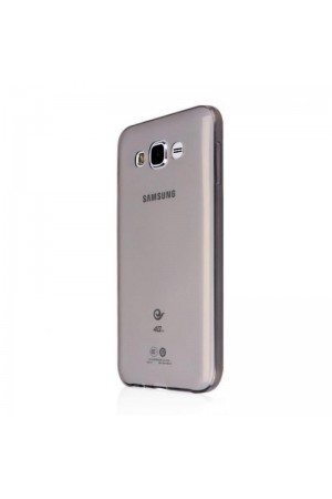 Samsung Galaxy J5 Core Kılıf Soft Silikon Şeffaf-Siyah Arka Kapak…