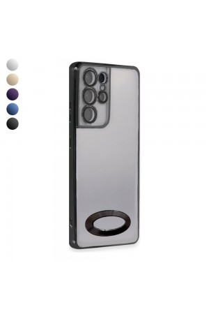 Samsung Galaxy S21 Ultra Kılıf Hole Lazer Silikon Kapak…