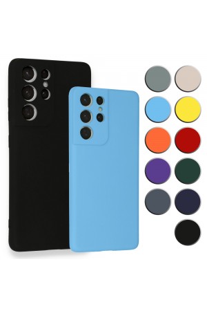 Samsung Galaxy S21 Ultra Kılıf Kamera Korumalı Lansman Silikon Kapa…