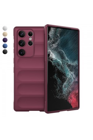 Samsung Galaxy S22 Ultra Kılıf Optimum Lens Çerçeveli Silikon Kapa…