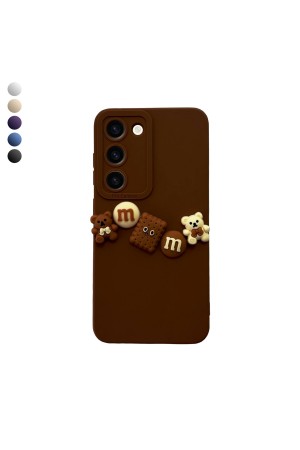 Samsung Galaxy S23 Kılıf 3D M Bear Kamera Korumalı Silikon Kapak…