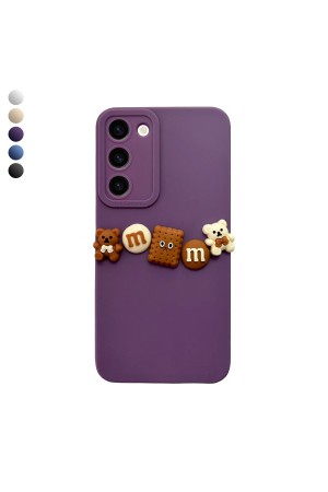 Samsung Galaxy S23 Plus Kılıf 3D M Bear Kamera Korumalı Silikon Kap…
